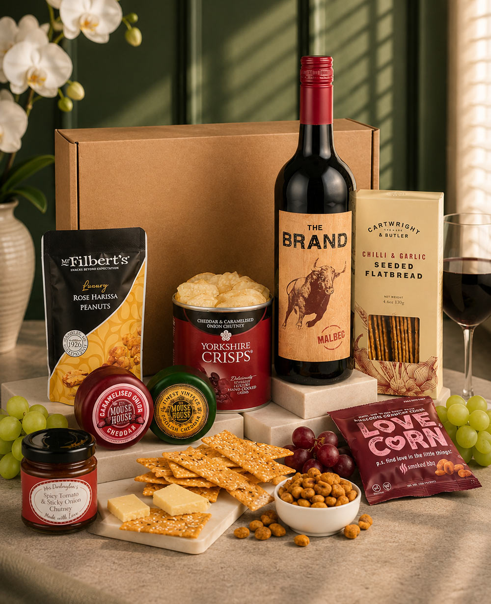 Tribute To Cheese & Wine Gift Hamper